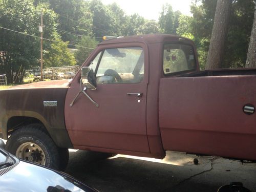 1980 dodge 3/4 ton 4wd project truck