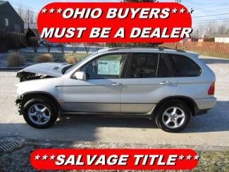 2002 bmw x5 3.0 rebuildable wreck salvage title