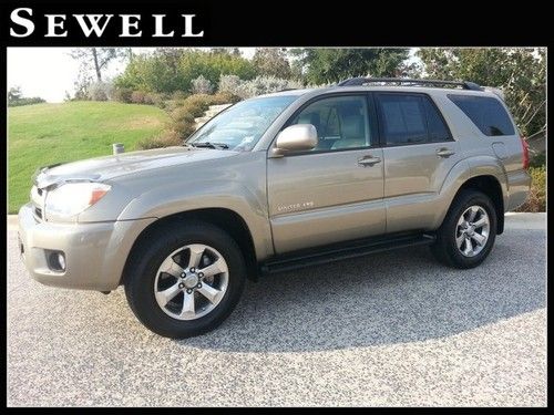 06 toyota 4runner limited 4x4 awd heated leather tow one owner