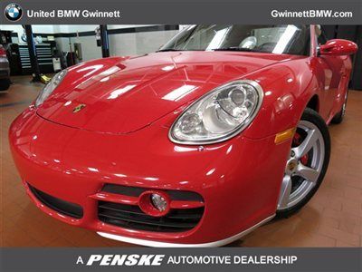 2dr cpe s low miles coupe manual gasoline 3.4l flat 6 cyl red