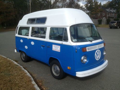 1974 vw bus hi-top food truck