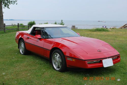 Corvette convertible 1987
