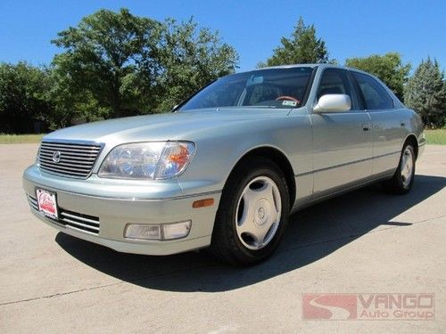 1999 lexus ls400 tx-owned power sunroof cd changer clean