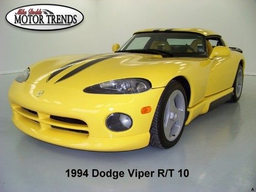 1994 7k rt 10 r/t 10 hardtop roadster stripes leather carbon fiber dodge viper