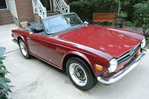 Tr6 red good condition needs some work it on the road runs good