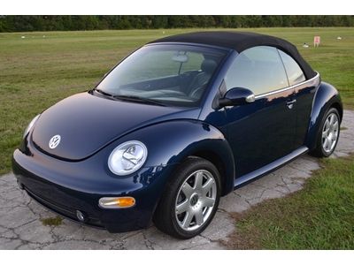 2003 volkswagen beetle gls turbo convertible only 37k miles,1 owner immaculate