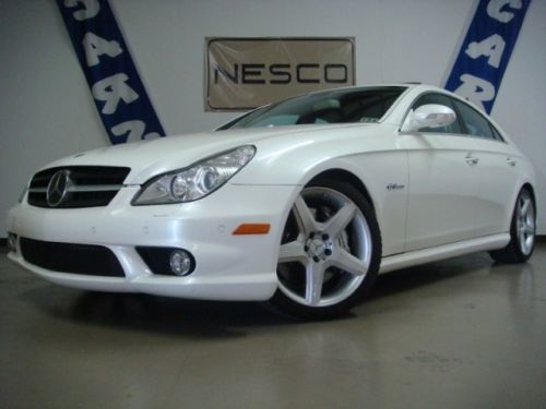 2008 mercedes-benz cls 6.3l amg.. pearl white.. carfax