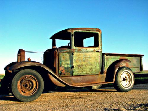 1927 28 29 30 31 32 33 34 35 model a ford pickup rare barn find rat rod hot rod