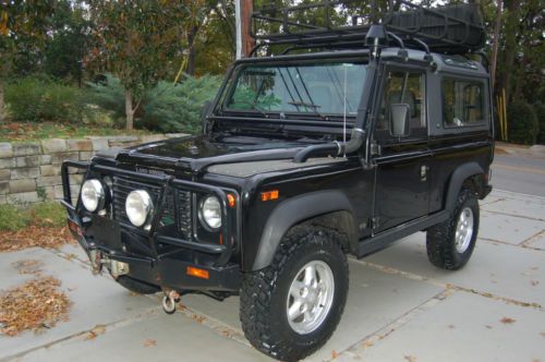 1995 land rover defender 90 soft and hard top &#034; low miles&#034;   tons of extras