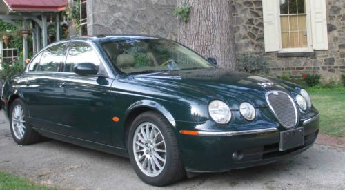 Jaguar s-type racing green 2006 3.0 leather seats euc*