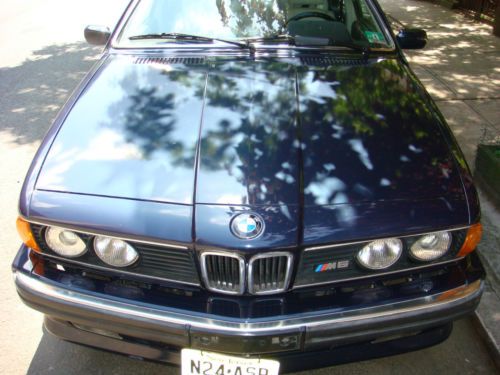 1988 bmw m6 base coupe 2-door 3.5l. best mechanical condition anywhere