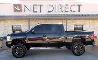 09 ltz 4wd chevy 6.2 v8 auto htd leather new lift fuel rims net direct texas