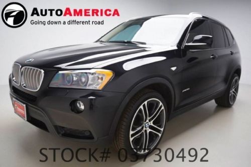 2011 bmw x3 awd 35i nav panoroof 1 one owner black low miles autoamerica
