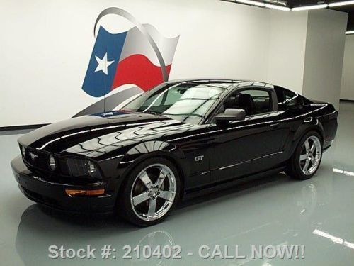 2005 ford mustang gt premium automatic leather 20&#039;s 74k texas direct auto