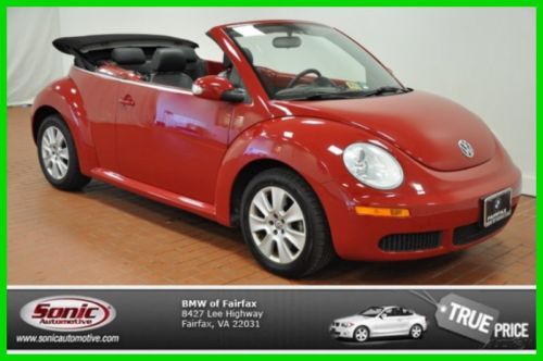 We finance!! 47k miles convertible beetle s 5 speed manual leather power seats