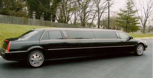 2007 cadillac dts 130&#034; federal coach stretch limousine