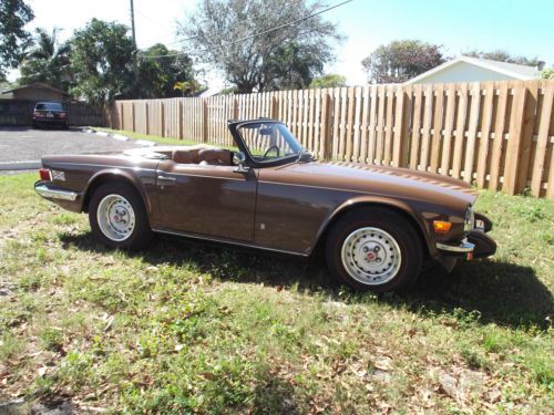 Look ! 1976 immaculate well kept owned since 1978  45k miles fantastic tr6
