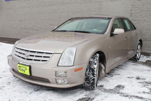 05 caddy sts 86k mi clean carfax sunroof leather bose audio trade in we finance