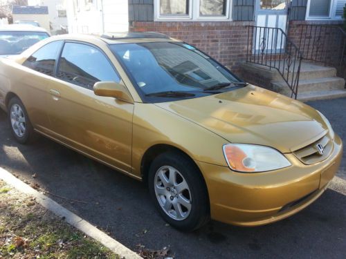 2001 honda civic ex coupe low miles 83k miles fullly loaded