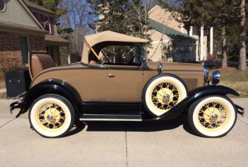 1930 ford model a deluxe roadster  - family owned for over 30 years