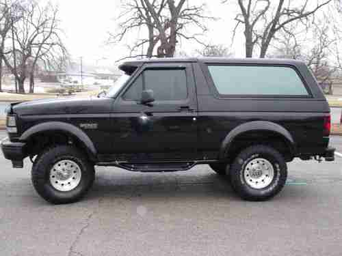 Buy used 1996 Ford Bronco XLT Sport Utility 2-Door 5.0L ...