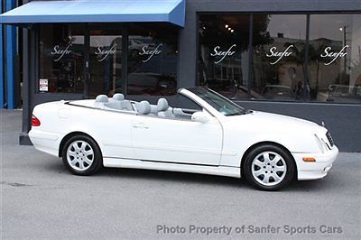 Cabriolet,white-ash leather-new grey top,34k miles,financing available,willtrade