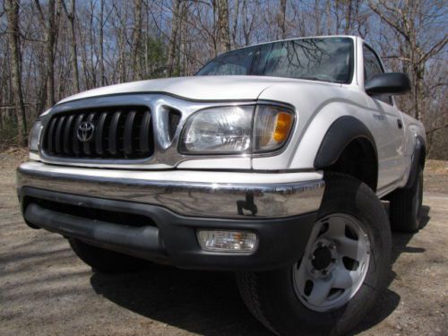 03 toyota tacoma regcab 4cyl 4wd abs towhitch bedcover noaccident newtires carfa