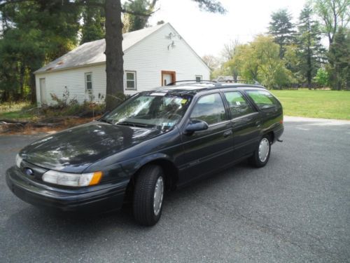 1995 ford taurus gl wagon low miles runs good no reserve economical to run clean