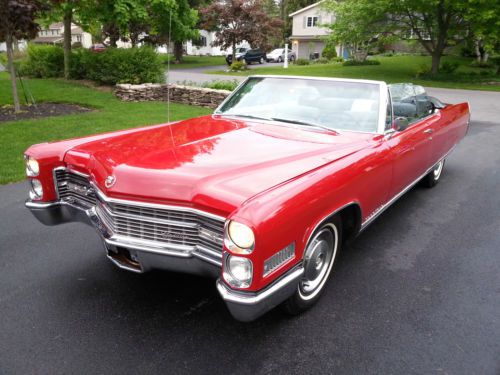 1966 cadillac eldorado base convertible 2-door 7.0l