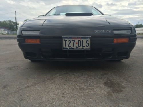 Mazda rx7 rx-7 1987 turbo ii s4 turbo 2 87 black