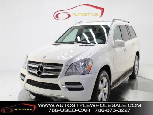 Used mercedes-benz gl450 4matic black leather 3 row seats navigation backup cam