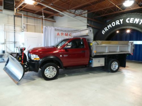 Buy used 2012 Dodge Ram 5500 4x4 ST Reg Cab Dump Body Plow ...