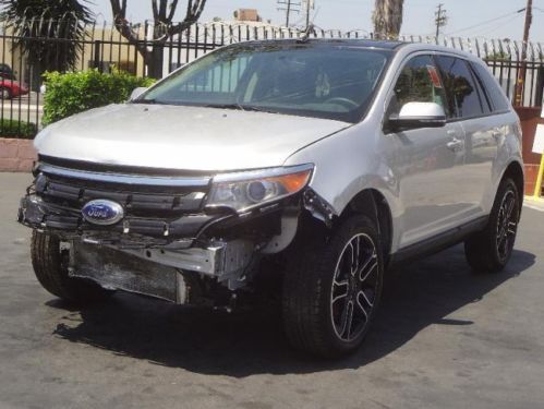 2013 ford edge sel damaged fixable runs! low miles! nice wheels! navi. equipped!