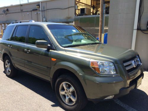 Green honda pilot 2006 ex-l v6 engine misfire in driving condition leather trim