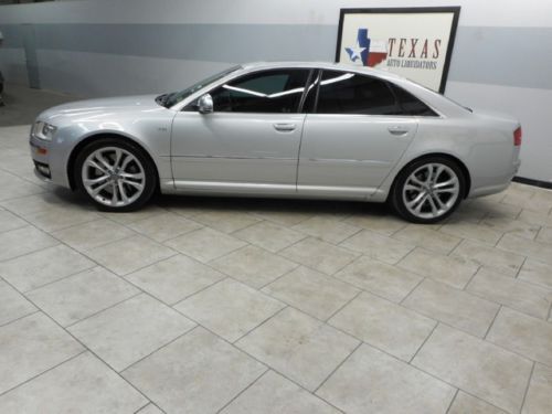 08 audi s8 awd v10 leather sunroof gps navi carfax certified we finance texas