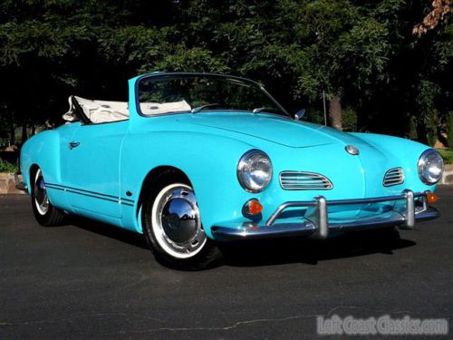 1967 volkswagen karmann ghia convertible, super nice, clean california car