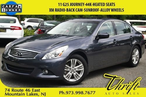 11 g25 journey-44k-heated seats-xm radio-back cam-sunroof-alloy wheels