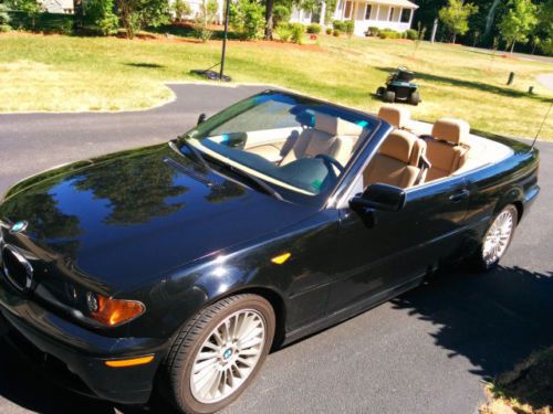Bmw 325ci convertible - black with tan leather