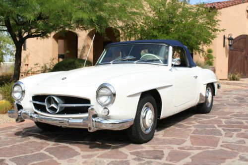 1961 mercedes 190 sl  same owner last 32 years soft and hard tops!