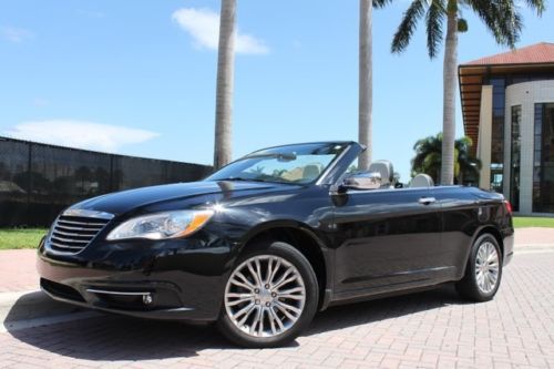 2013 chrysler 200 limited convertible navigation heated seats clean carfax fl