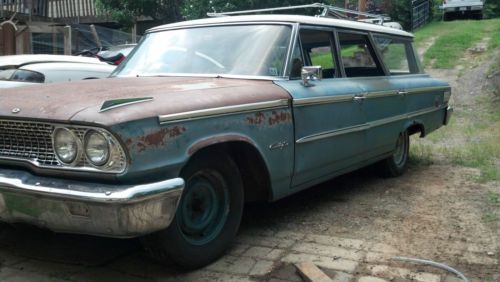 1963 ford galaxie country sedan hot rat rod wagon