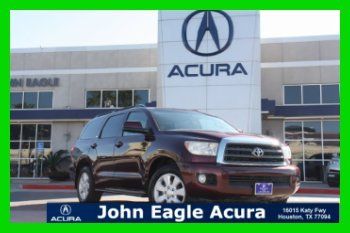 2008t oyota sequoia sr5 rwd 6-speed auto traction leather seats suv