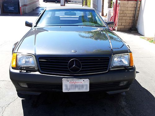 Very nice 1994 mercedes-benz sl320 convertible 3.2l, charcoal with grey interior