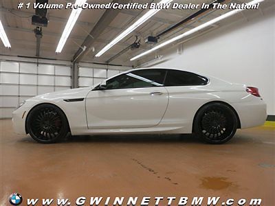 650i 6 series low miles 2 dr coupe automatic gasoline 4.4l 8 cyl alpine white