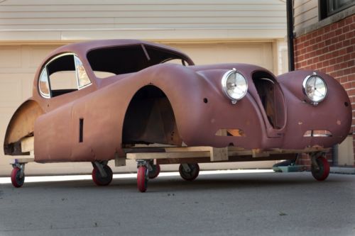 1952 jaguar xk120 fixed head coupe body shell # j1313 - lhd chassis # 679312