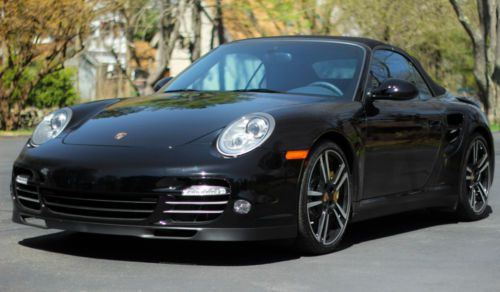 2012 porsche 911 turbo s convertible only 633 miles!!  perfect