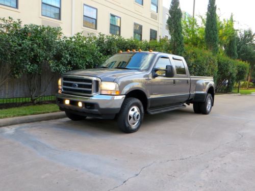 Crew cab long bed dually (lariat) 7.3l powerstroke nice clean 1 owner!