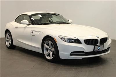 White bmw z4 leather heated seats sport automatic