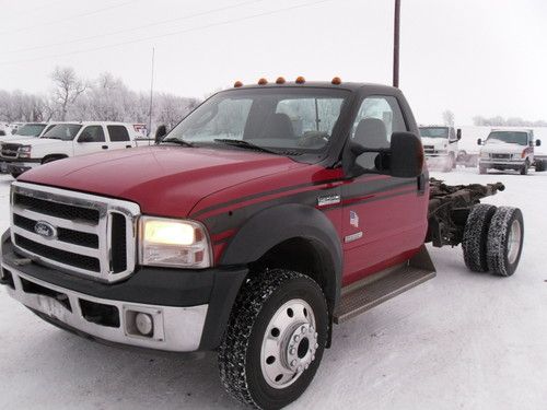2007 ford f450 4x4 chassis - rear air ride - ready to use! no reserve!!