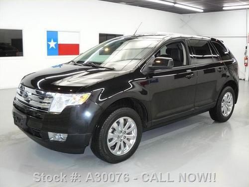 2010 ford edge sel htd leather sync black on black 22k texas direct auto